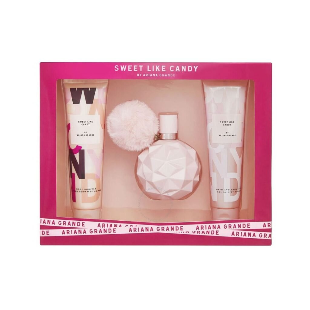 PERFUME ARIANA GRANDE KIT SWEET LIKE CANDY F 100MLEDP+118MLB/M MIST+1
