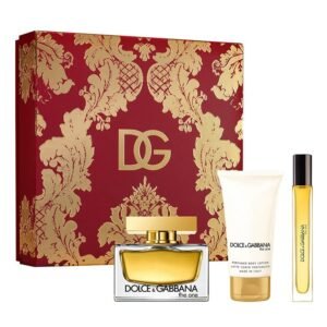 PERFUME DOLCE & GABBANA THE ONE WOMAN KIT 75ML+10ML+50ML BODY LOTION
