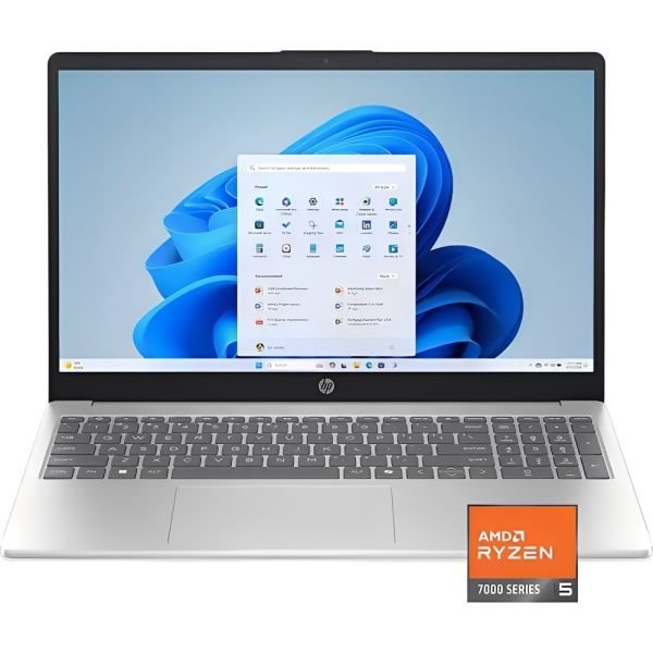 Notebook HP 15-FC0146DX 15.6" AMD Ryzen 5 7520U 8 GB LPDDR5 512 GB SSD Touch - Natural Silver