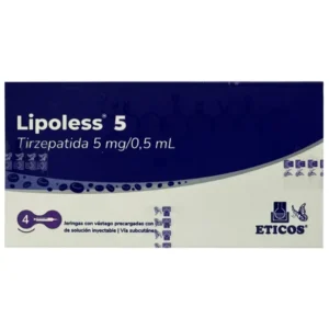 Lipoless Tirzepatida 5 mg/0,5 ml (4 Jeringas Precargadas)