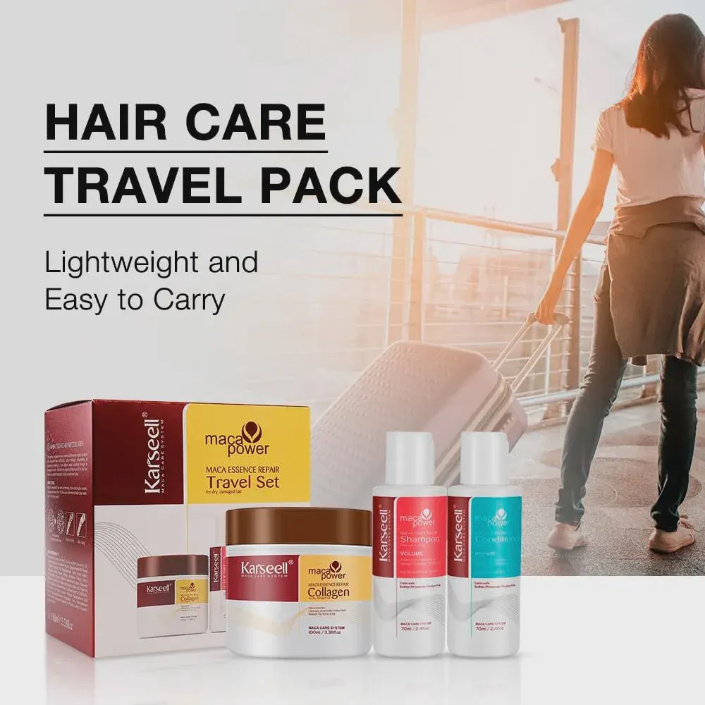 Karseell Kit Travel Sh 70ml + CD 70ml + Masc 100ml - Imagen 4