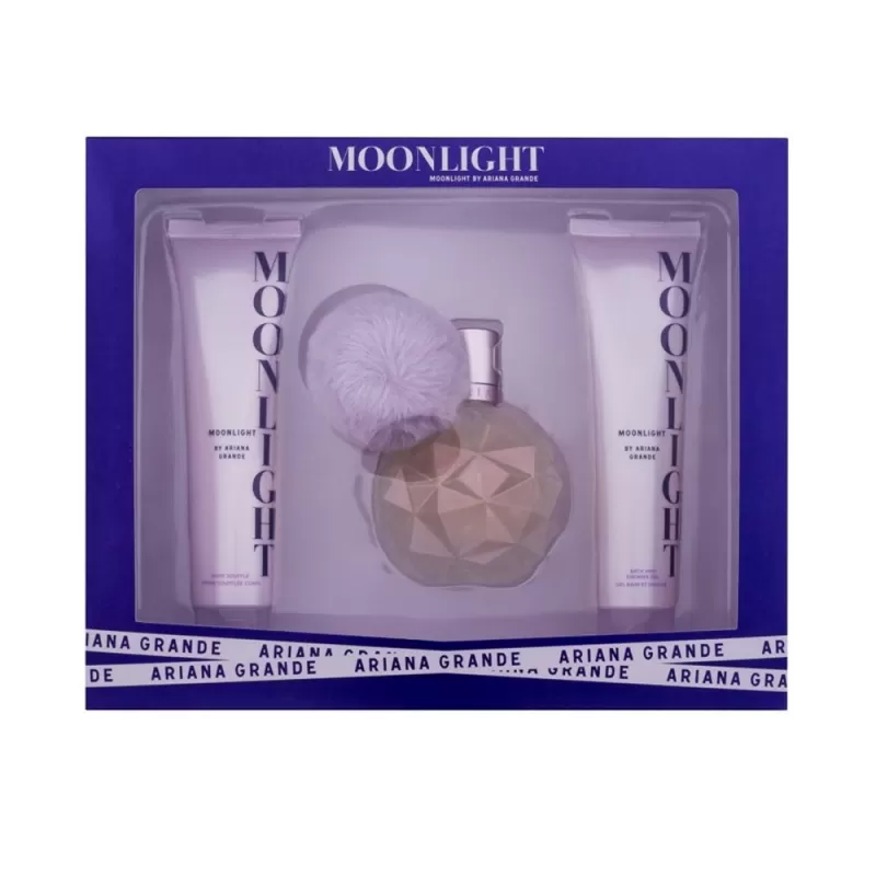 PERFUME ARIANA GRANDE KIT MOONLIGHT F 100ML EDP +CREMA+ BODY MIST